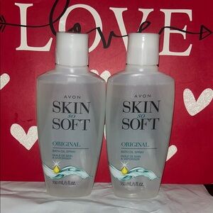 Avon Skin So Soft Original Bath Oil Spray - Clear & White